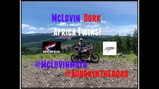 Mclovin Moto And Dork In The Road - Africa Twinning Willamette National Forest Adv Ride