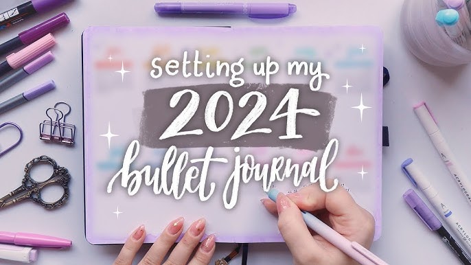 Minimalist 2024 Yearly Setup  Digital Bullet Journal Theme