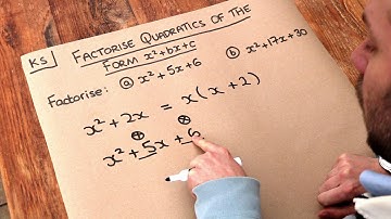 Key Skill - Factorising quadratics of the form x^2 + bx + c.