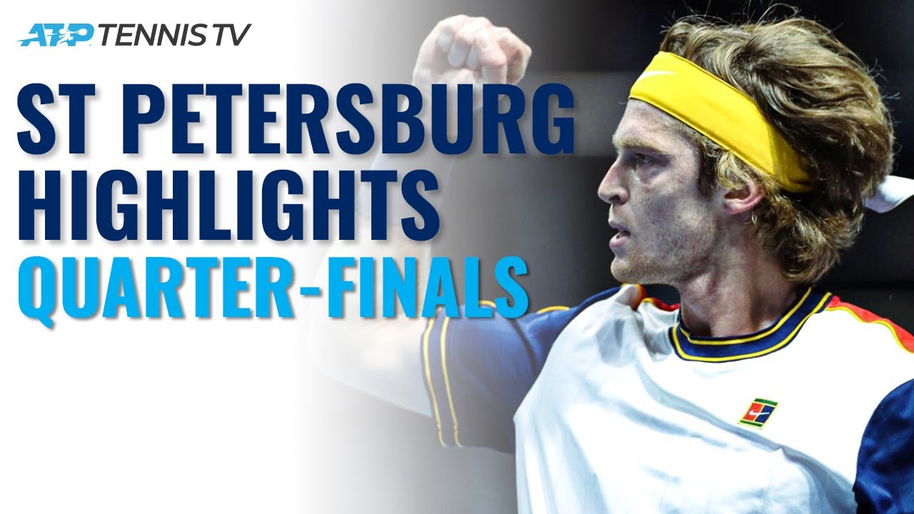 Rublev, Shapovalov and Bautista Agut Headline St Petersburg 2021 Quarter-Final Highlights