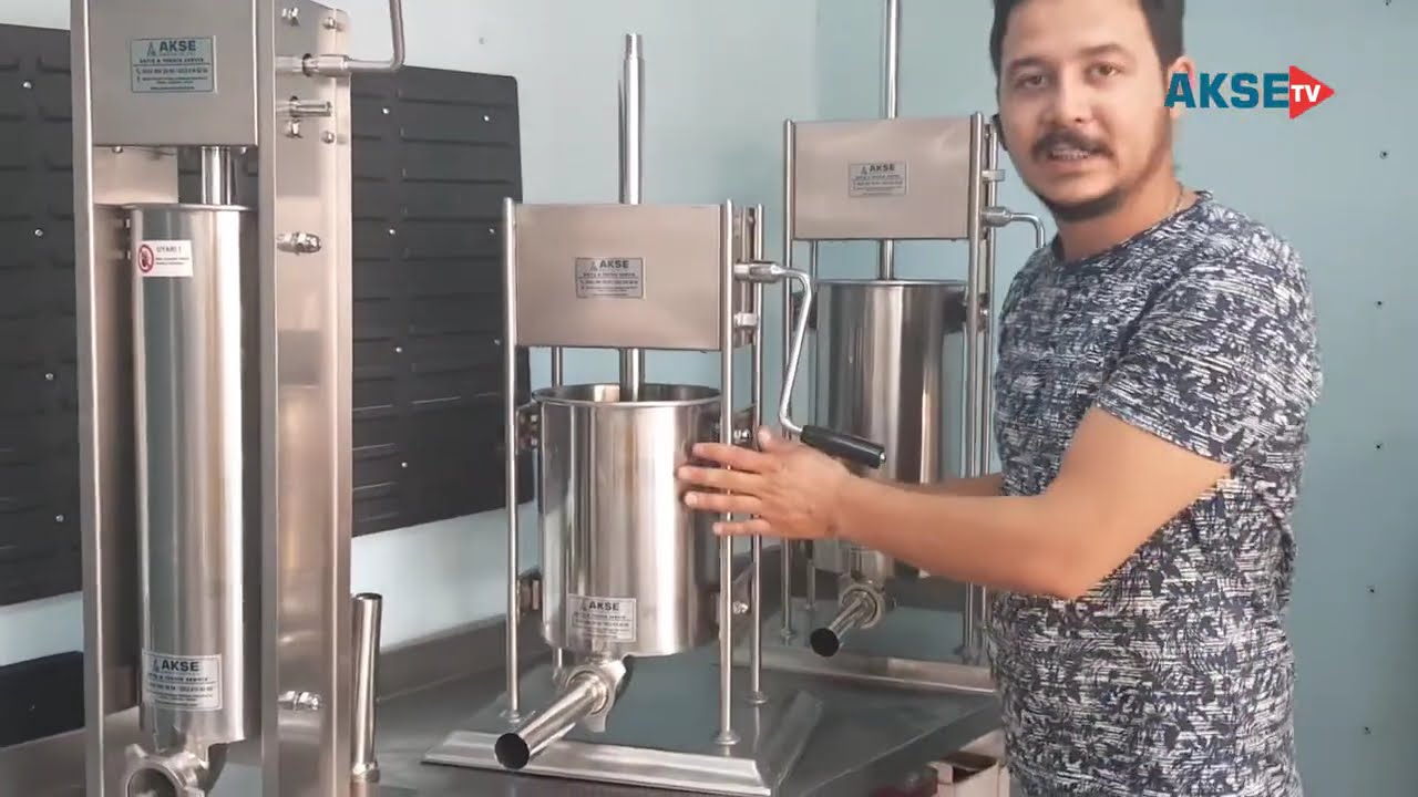 Akse Sucuk Dolum Makineleri 7 Litre, 10 Litre, 15 Litre