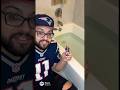 New England Patriots player grows in water 😱 #toys #funny #football #nfl #superbowl #patriots #fyp