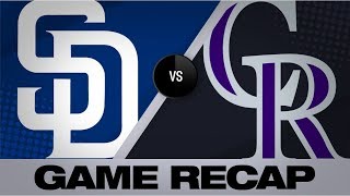 Arenado, Story lead Rockies to a 10-8 win | Padres-Rockies Game Highlights 9/13/19