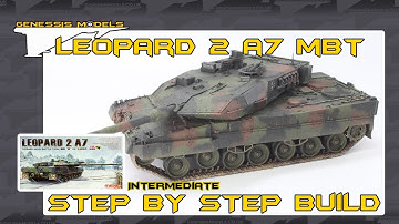 Meng Models : Leopard 2 A7 MBT : 1/35 Scale Model : Intermediate Step By Step Build : Episode.1