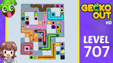 Gecko Out Level 707 Solution Walkthrough