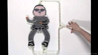 Gangnam Style VS Domino @flippycat