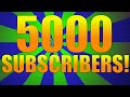 5000 subscribers thank you