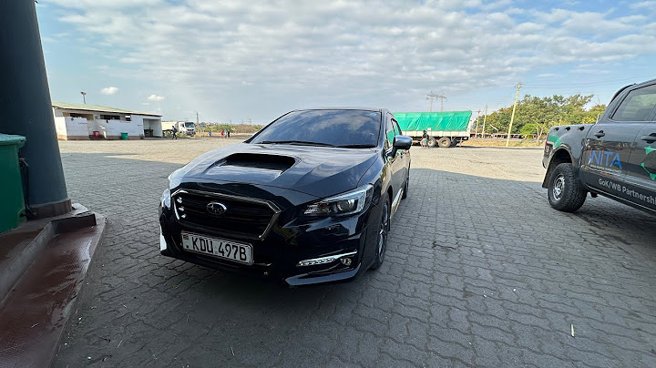 Long-Distance Delivery in a 2018 Subaru Levorg 1.6L GT Mombasa to Nairobi Adventure . 16/07/2025