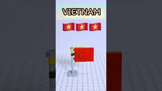 Mini Vietnam LEGO Flag 🇻🇳#lego #vietnam #worldflags #flag #ต่อเลโก้ #ideas #create #shorts