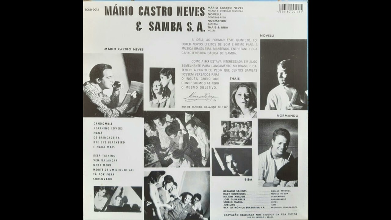 Mário Castro Neves And Samba SA - Nanã - YouTube