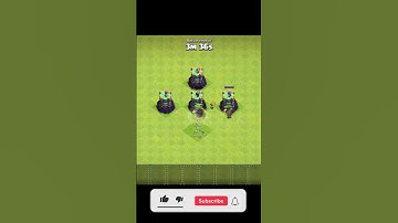 MAX Valkyries vs MAX Lvl Wizard Towers | coc | cocshorts | clashview | clashofclans