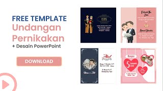 TEMPLATE PPT FREE UNDANGAN PERNIKAHAN | SQUARE | PART 1