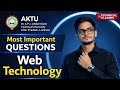 WebTechnology #AKTUExam #TechnicalClasses“AKTU Web Technology Exam ke liye Unit 1 se Unit 5