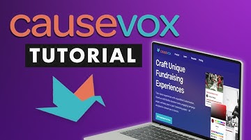 CauseVox Tutorial - Nonprofit Fundraising Tool for Beginners