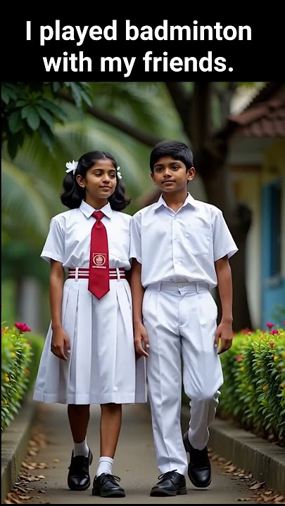 Four liners A | Conversation between two school children