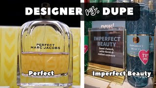 Imperfect Beauty by Bath & Body Works VS. Perfect by Marc Jacobs | Dupe vs. Designer Perfumes