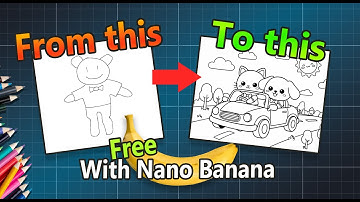 Easy! Consistent Character Art for Coloring Pages