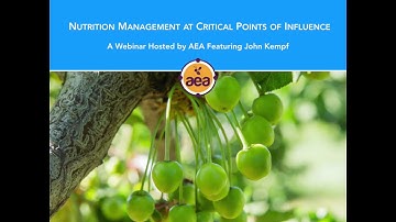 Managing Nutrition at Critical Points of Influence