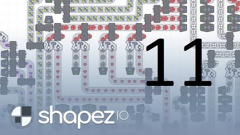 shapez.io gameplay (timelapse) level 11 :,: destroying old factory and making new one.