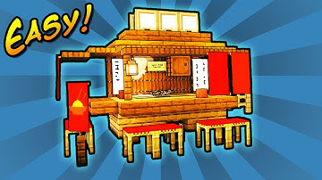 Make Your Own Ramen Cart in Minecraft! (EASY Build Tutorial)