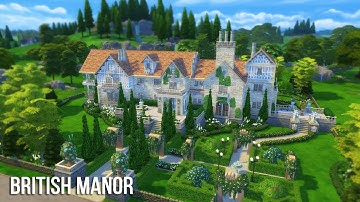 The Sims 4 Speed Build -British Manor Part 2
