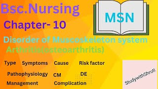 Bsc.Nsg-Arthritis(Osteoarthritis-CM,Causes,Risk factor,Pathophysiology,D.E,treatment)MSN