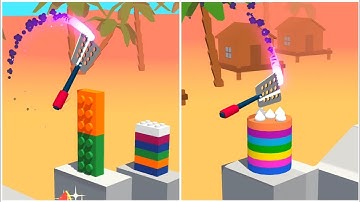 Slice It All! | Very Satisfying and Relaxing ASMR Slicing Game - 140