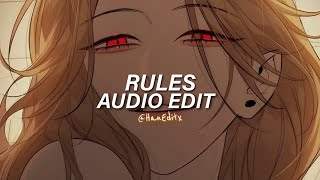 Rules - Doja Cat Edit Audio