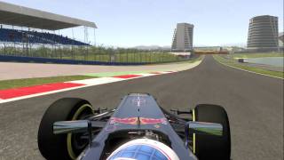 F1 2011 Pc - First Lap Around The Indian Track