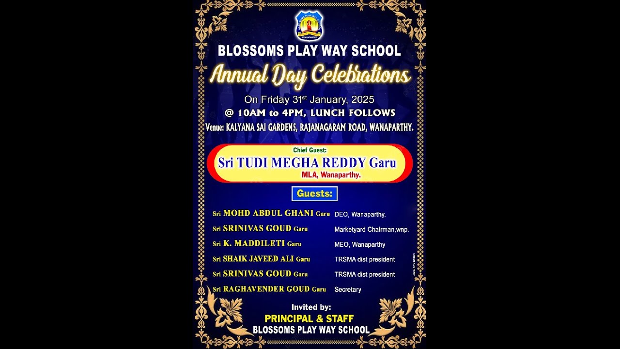 Annual Day Celebrations | Blossoms Play Way School - YouTube
