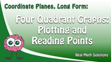 Coordinate Planes: Four Quadrant Graphs, Plotting and Reading Points