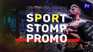 Sport Stomp Promo | Premiere Pro Template | Tutorial | Download