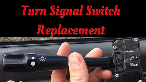 How to replace civic headlight turn signal switch