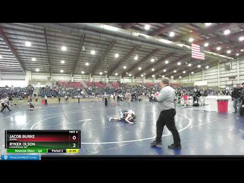 136 Lbs Semifinal - Ryker Olson, Champions WC Vs Jacob Burke, Idaho 3f2e