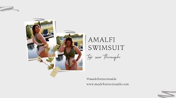Amalfi Reversible 3-Pieces Swimsuit: Top Sew-Through