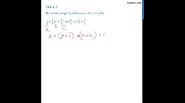 Ex 1.1, 2 - Tell what property allows you to compute 1/3 x (6 x 4/3) - Teachoo