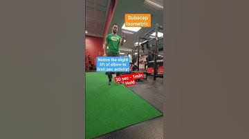 Subscapularis Isometric (Shoulder Internal Rotation Isometric)