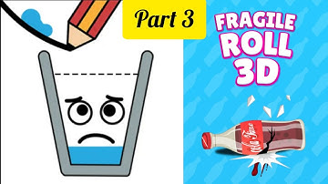 Happy glass vs Fragile roll 3D- Max level Android gameplay, Walkthrough gameplay free