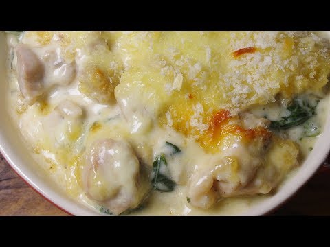 how-to-make-cream-cheese-chicken-&-spinach-gratin---recipe
