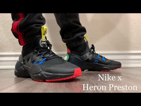 heron preston huarache edge sneakers