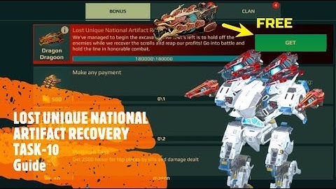 WAR ROBOTS LUNAR EVENT 2021|| MYSTERY TASK-10 || GUIDE