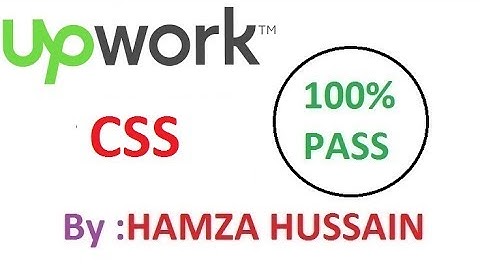 upwork css Exam 2018