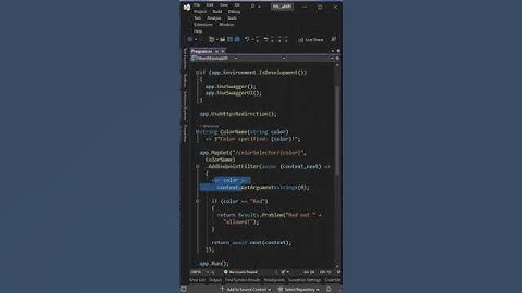 ASP.NET 7 - Filters in Minimal API apps  #shorts #aspnetcore