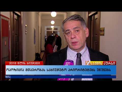 ოპოზიცია მთავრობას საბიუჯეტო პრიორიტეტებს უწუნებს