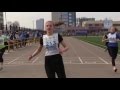Олимпиада школьников по физкультуре. Ульяновск. Бег 100 метров девушки.