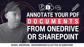 Annotate PDF documents from SharePoint and OneDrive