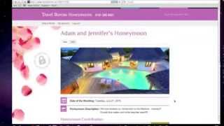 Full Travel Bureau: Honeymoon Gift List Service Tutorial Guide