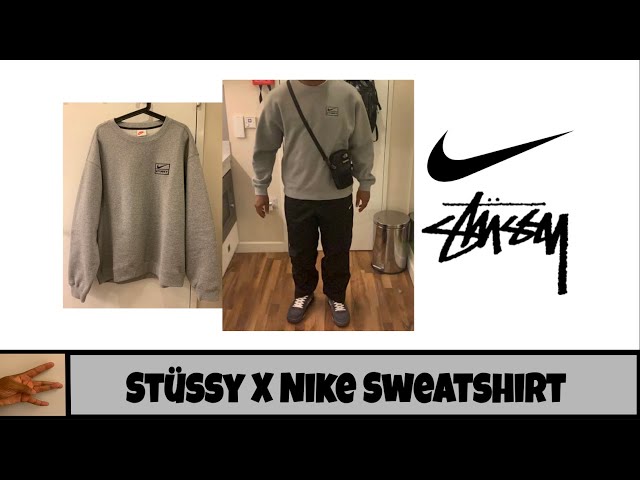 Nike X Stussy Sweatshirt | Unboxing/Review - YouTube
