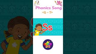 Phonics Song 1 (Q~T) (Phonics) - English song for Toddlers - English Sing sing #shorts