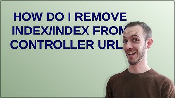 Magento: How do I remove index/index from controller URL?